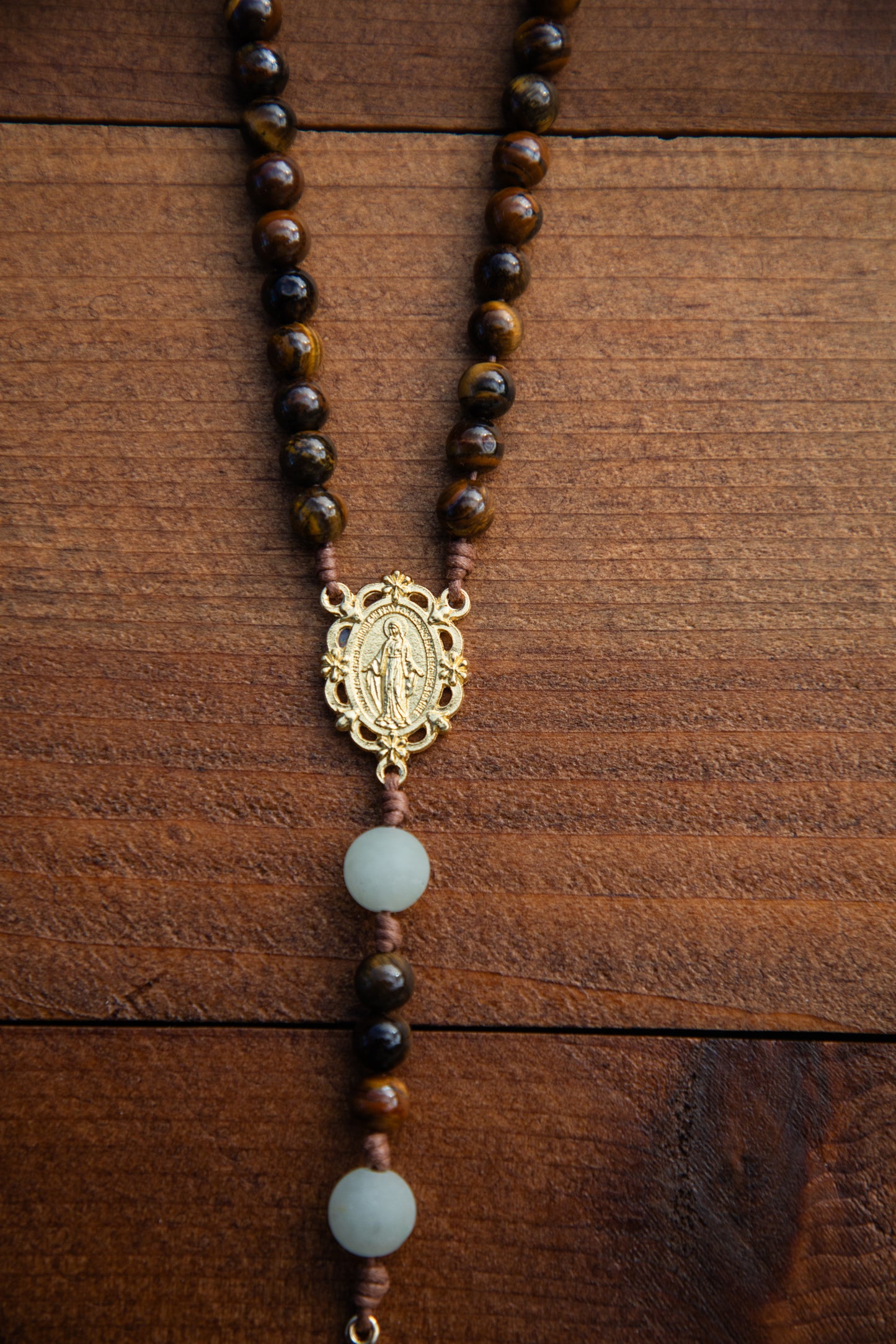 Tigereye Rosary