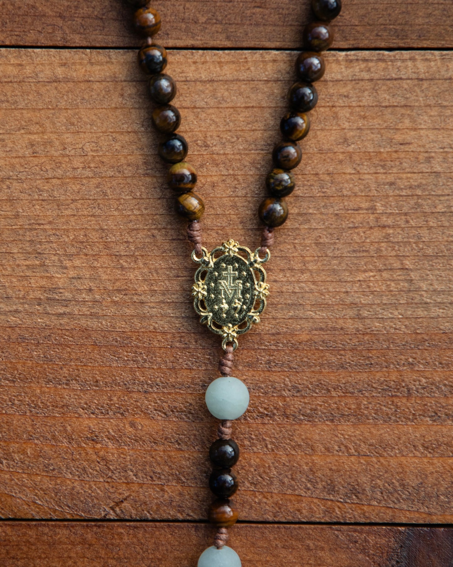 Tigereye Rosary